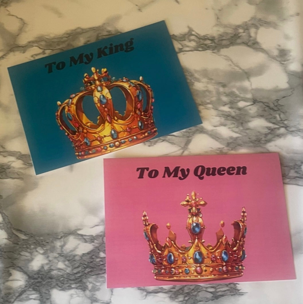 "To My Queen" Greeting Card