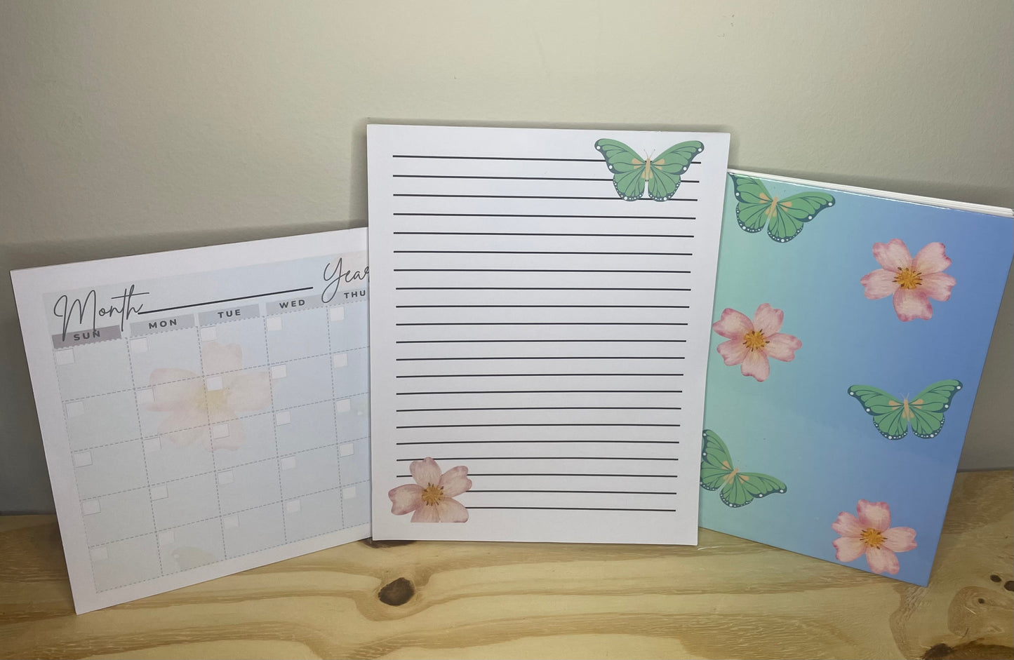 Butterflies and Flowers Gift Set